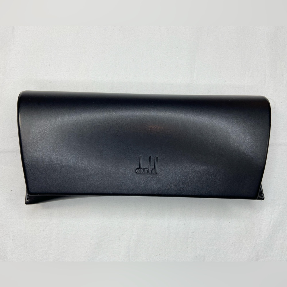 Dunhill‎ Black Leather Eye Glass Case excellent Condition